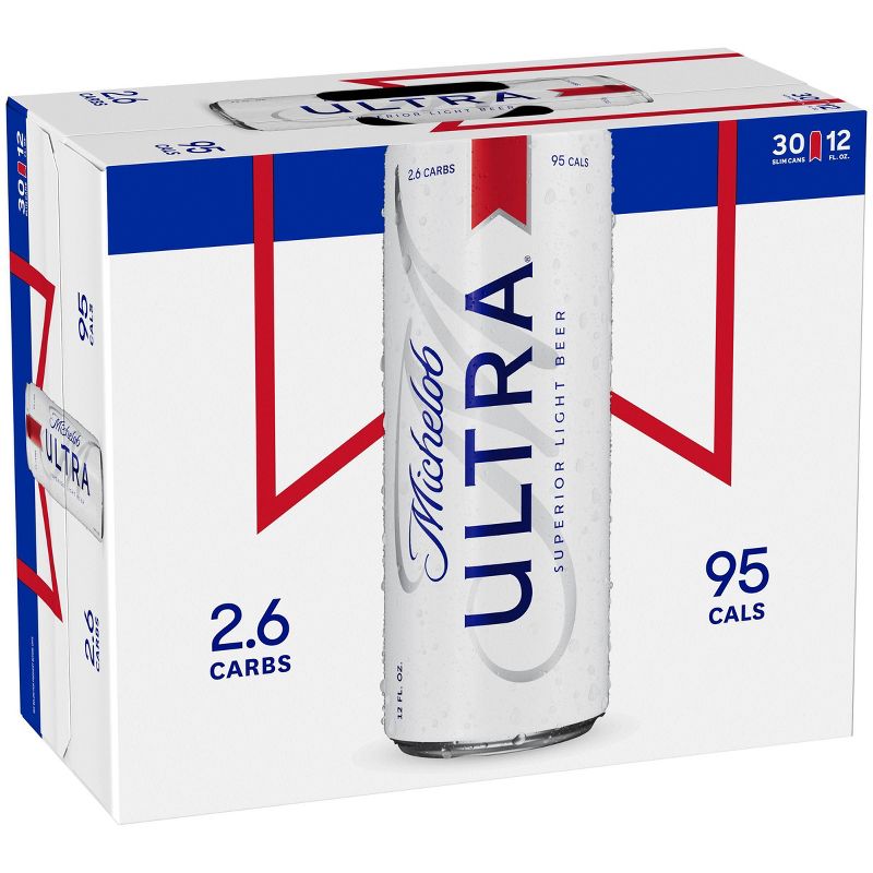 Michelob Ultra Superior Light Beer - 30pk/12 fl oz Cans