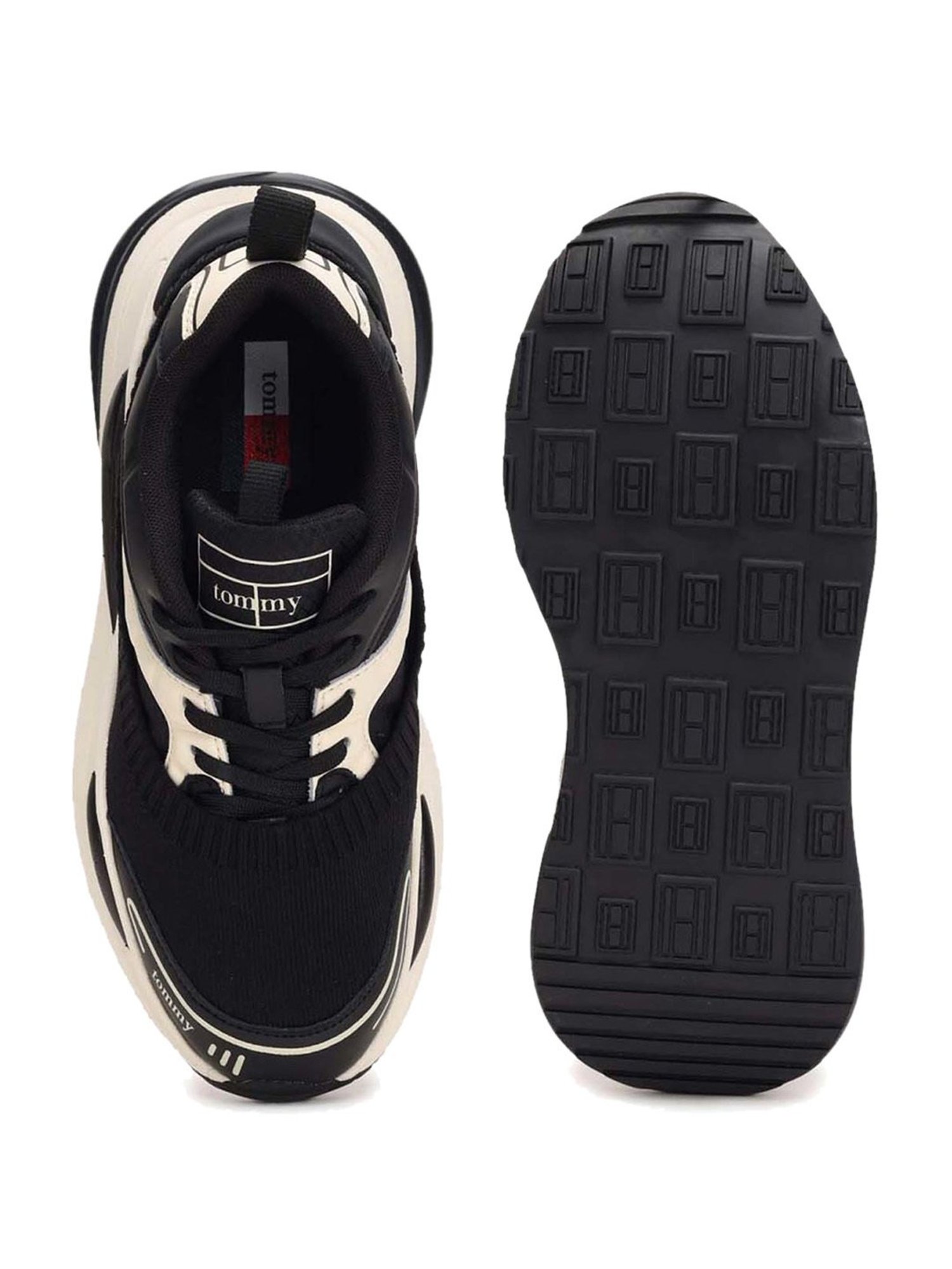 Tommy Hilfiger Women's Black Casual Sneakers