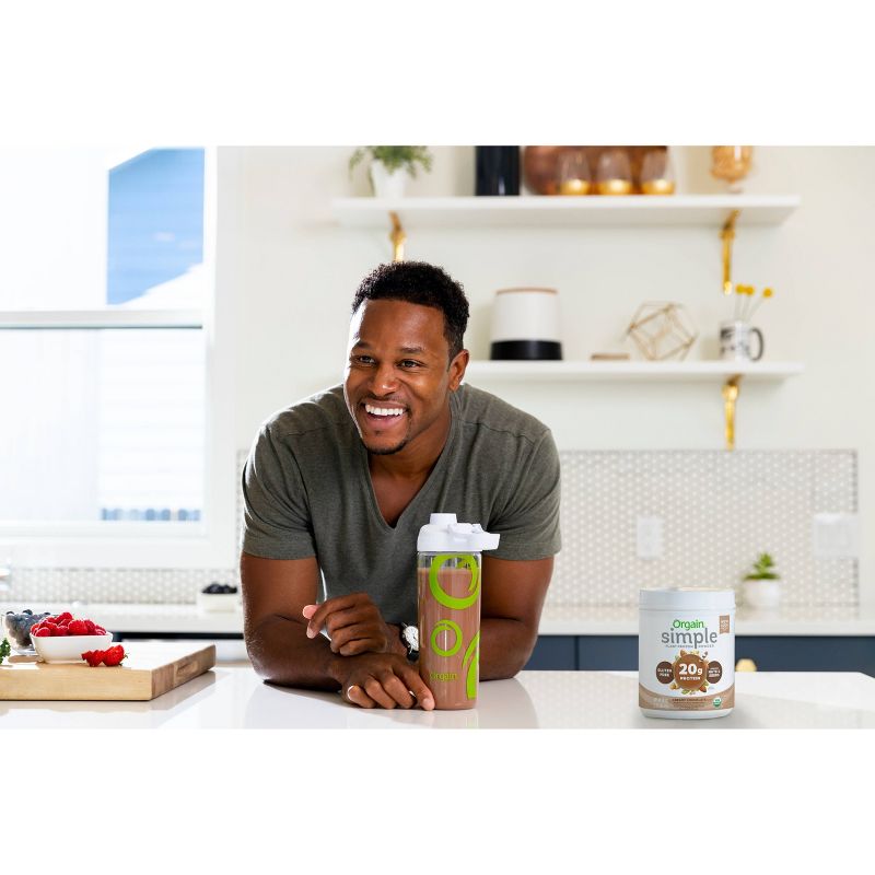 Orgain Organic Simple Ingredient Protein Powder - Chocolate - 1.25lbs