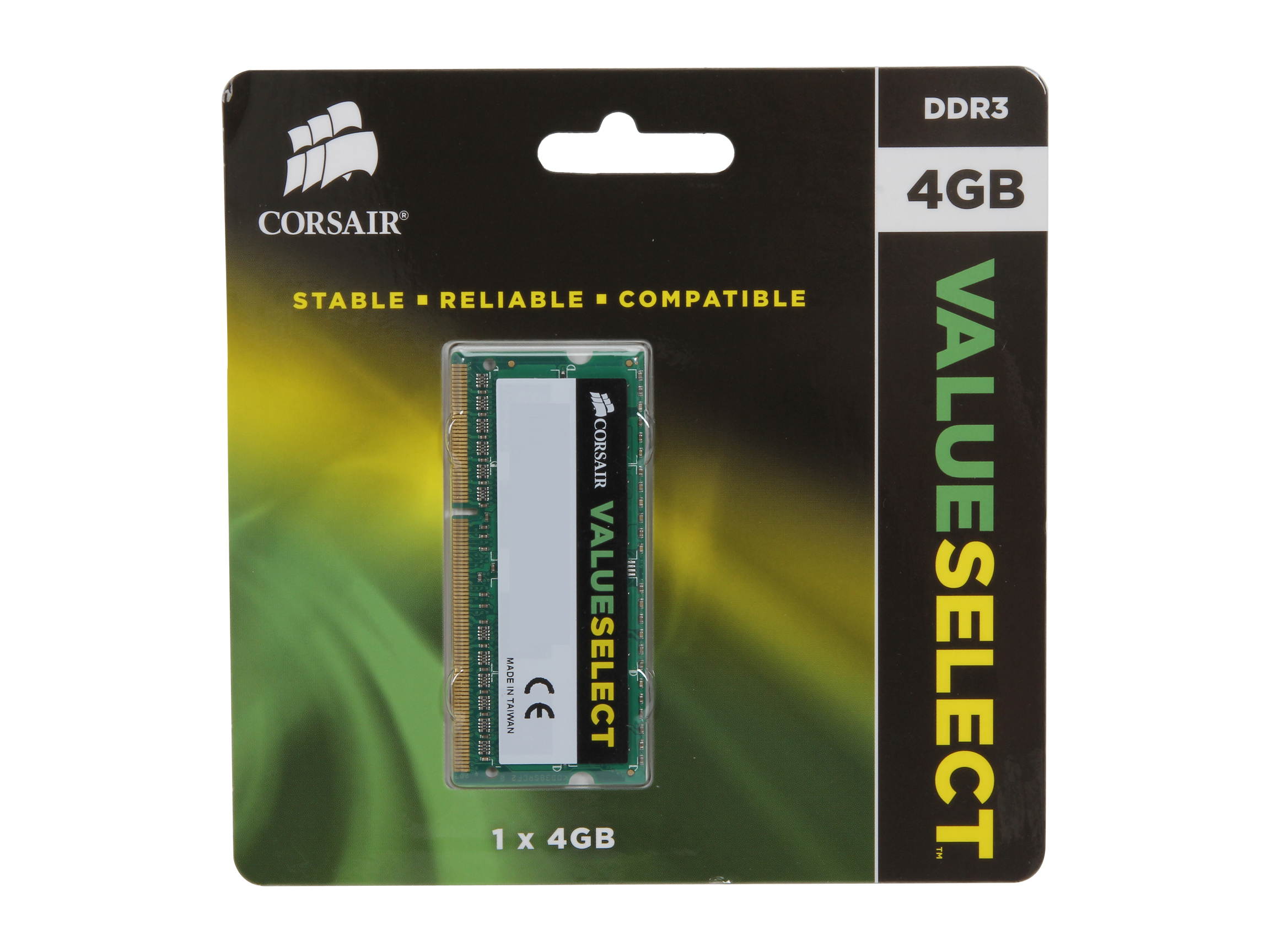CORSAIR ValueSelect 8GB 204-Pin DDR3 SO-DIMM DDR3L 1333 (PC3L 10600) Laptop Memory Model CMSO8GX3M1C1333C9