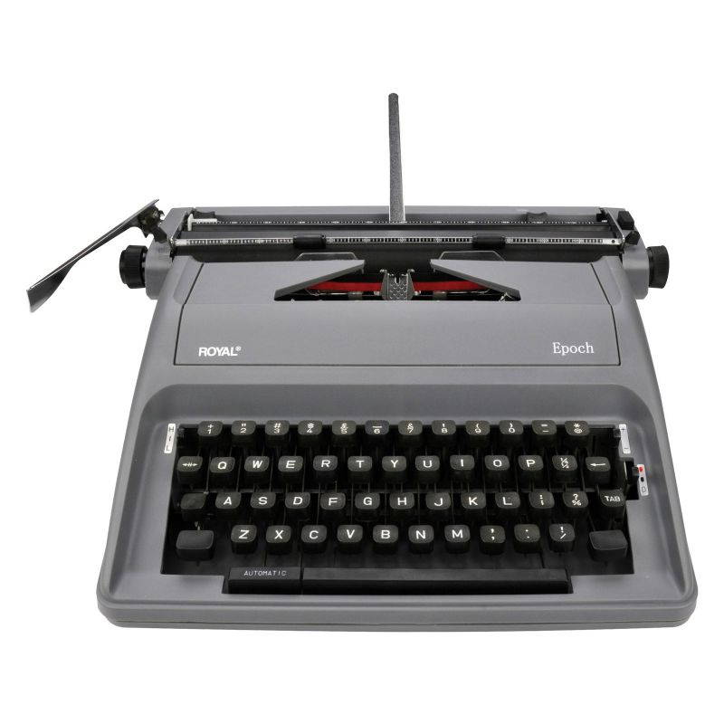 Royal 79103Y EPOCH Manual 88-Character Typewriter, Gray