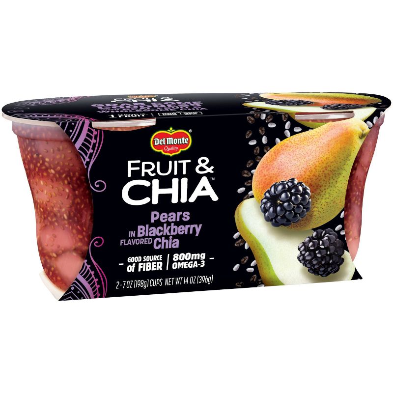 Delmonte Blackberry Chia Pears - 14oz