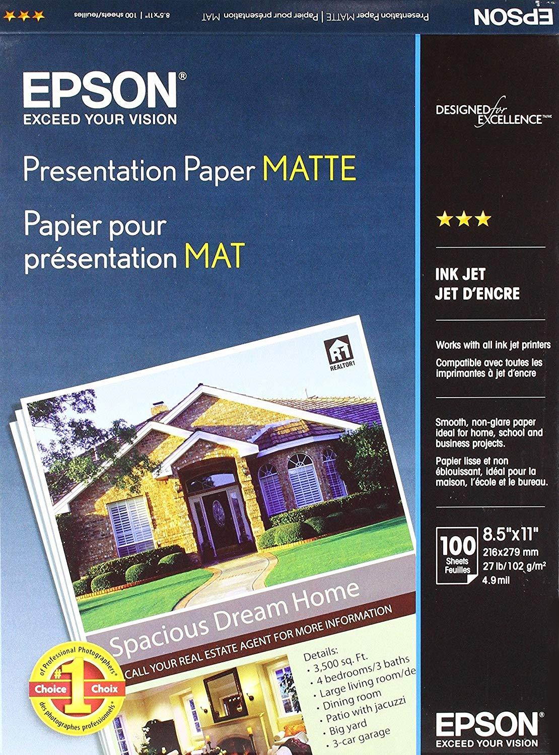 Epson America Paper Photo Quality Ink Jet Letter S041062
