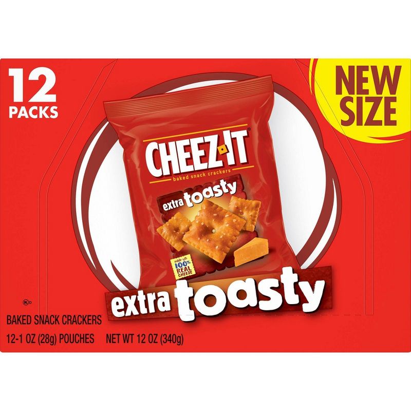 Cheez-It Extra Toasty 12ct 1oz Caddy