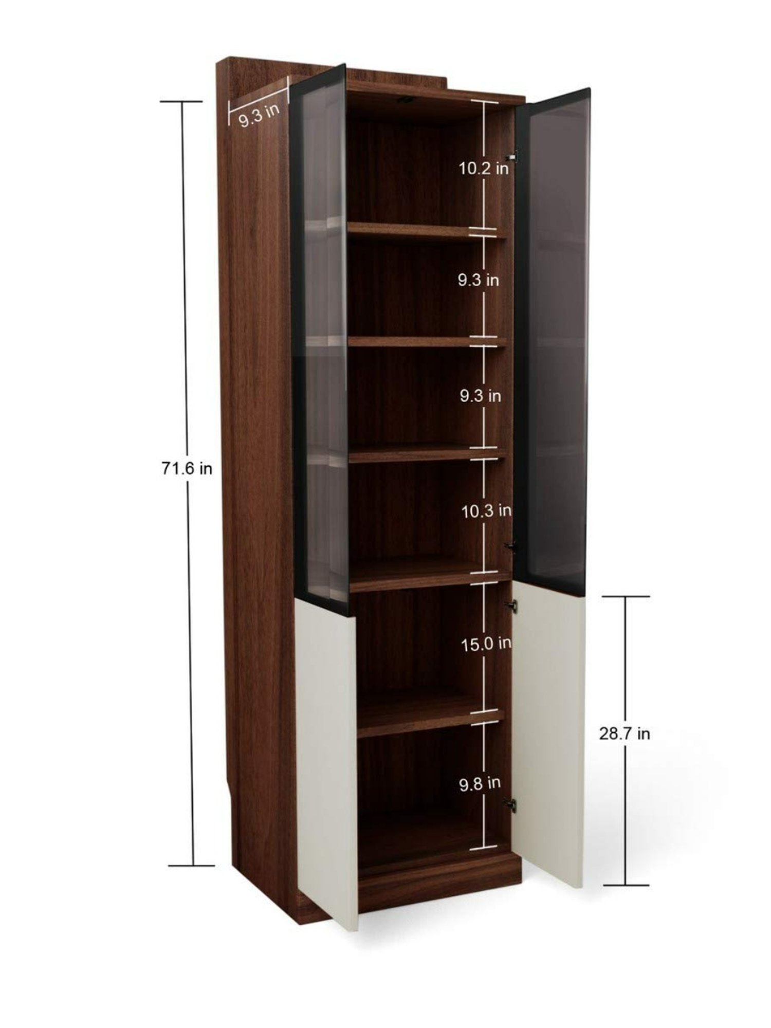Godrej Interio Meraki Brown Engineered Wood Book Case (1 Year Warranty)