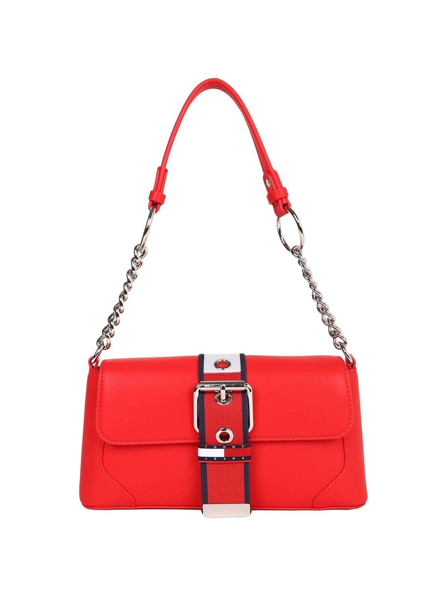 Tommy Hilfiger Women Red Solid Shoulder Bag