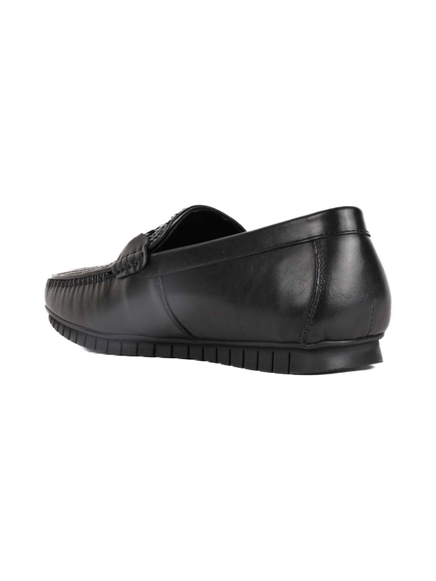 Cobblerz Men's Black Casual Loafers