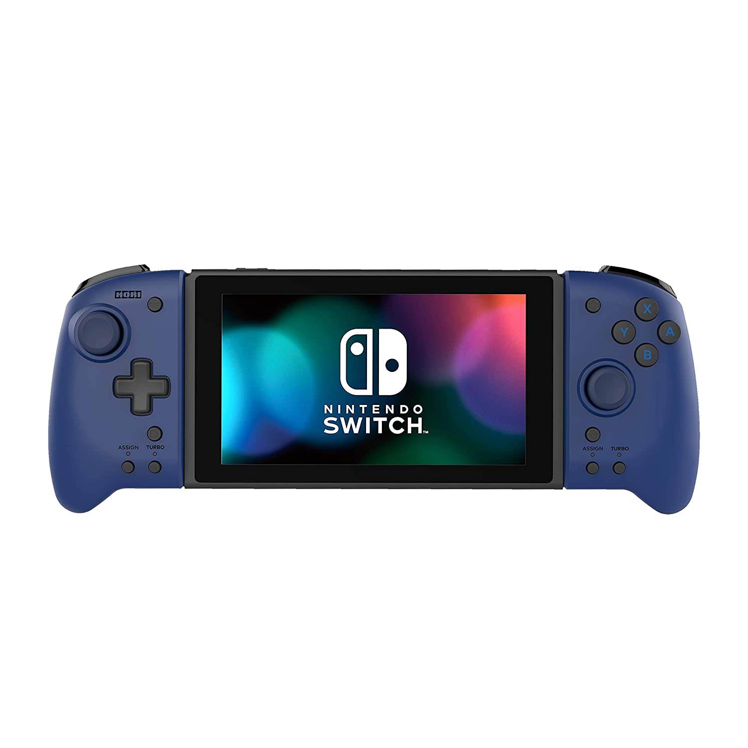 Hori Nintendo Switch Split Pad Pro (Blue) Ergonomic Controller for Handheld Mode - Officially Licensed By Nintendo - Nintendo Switch