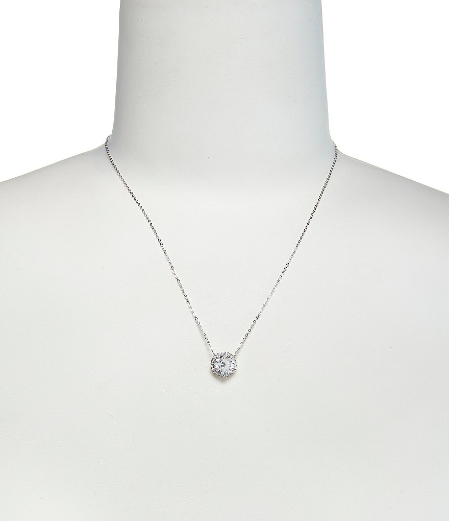 Nadri Round Cubic Zirconia Pendant Necklace