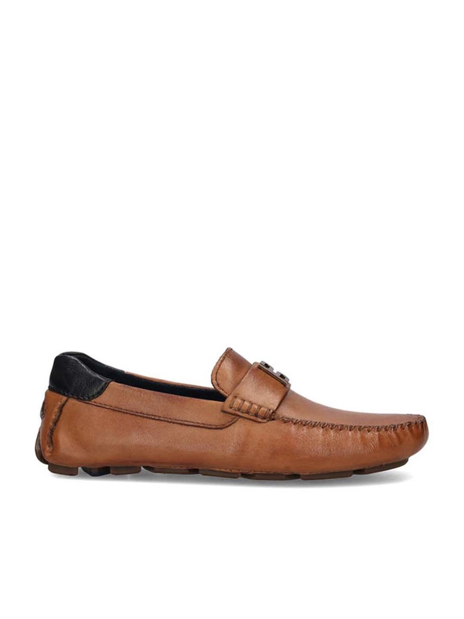 BAGATT Men's Hexa Cognac Casual Loafers