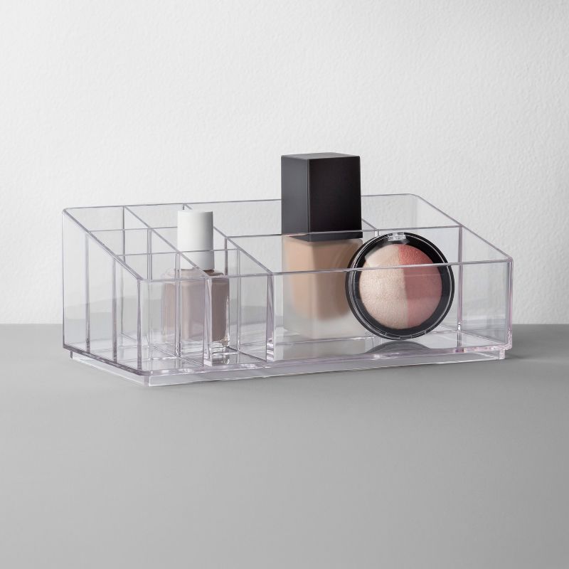 Curved Shower Caddy with Soap Tray Light Silver 24.15" - Elegant Home Fashions