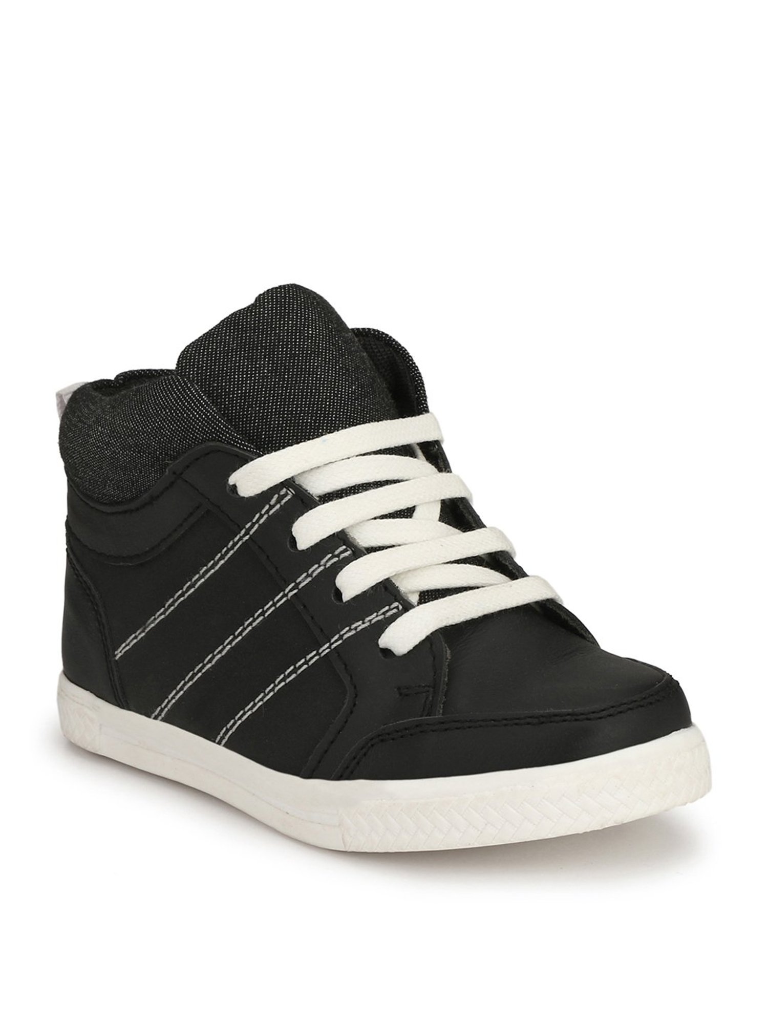 Tuskey Kids Black Sneakers