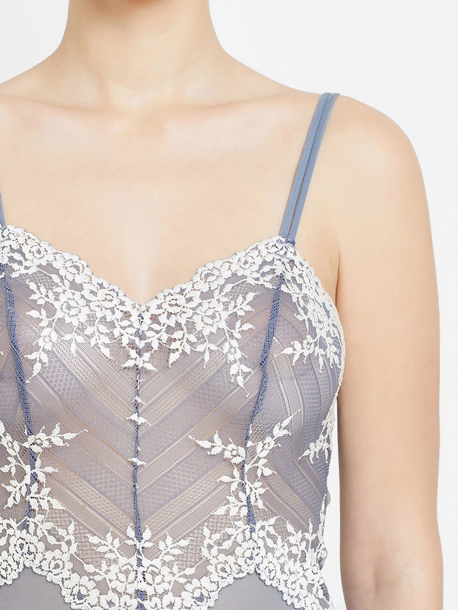 Wacoal Blue Lace Chemise