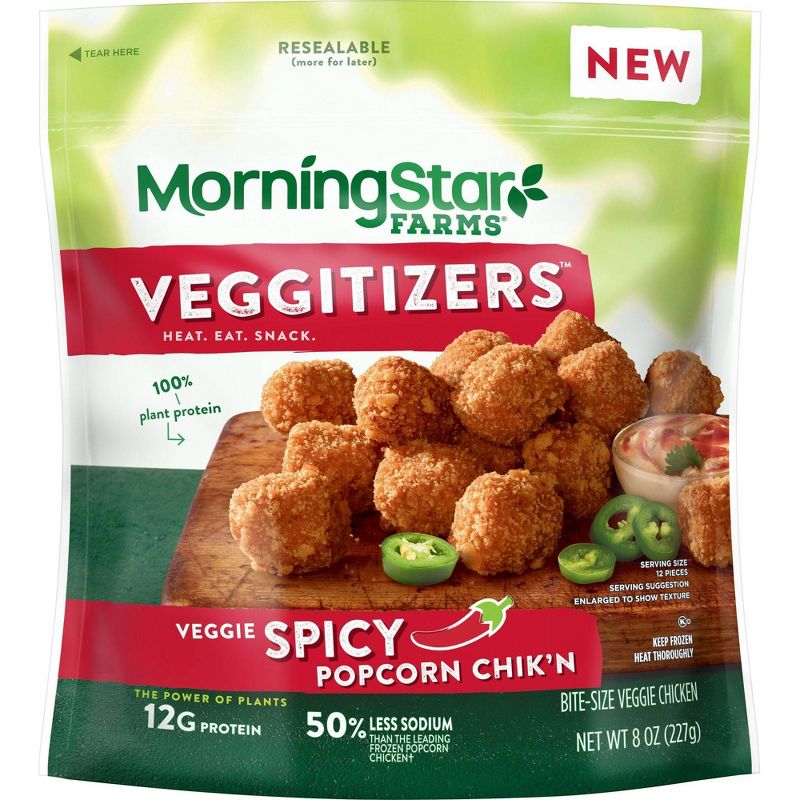 Morningstar Farms Frozen Spicy Popcorn Chik'n - 8oz