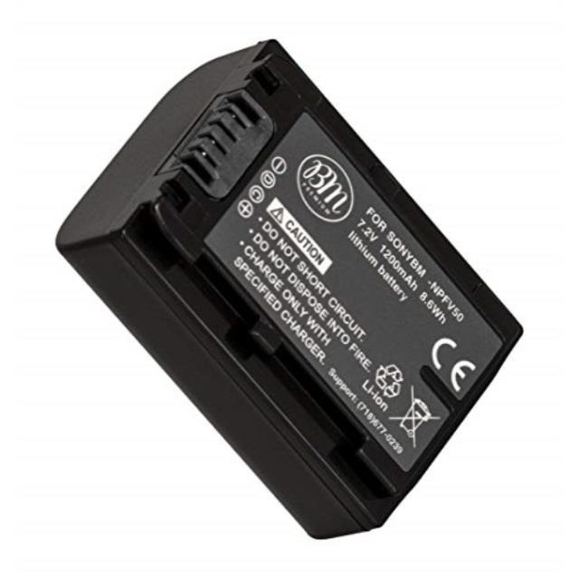 bm premium npfv50 battery for sony fdrax53, hdrcx675/b, hdrcx455/b, hdrcx220, cx230, cx290, cx330, cx380, cx430v, cx900, pj200, pj230, pj340, pj380, pj430v, pj540, pj650v, pv790v, pj810, hdrtd30v, fd