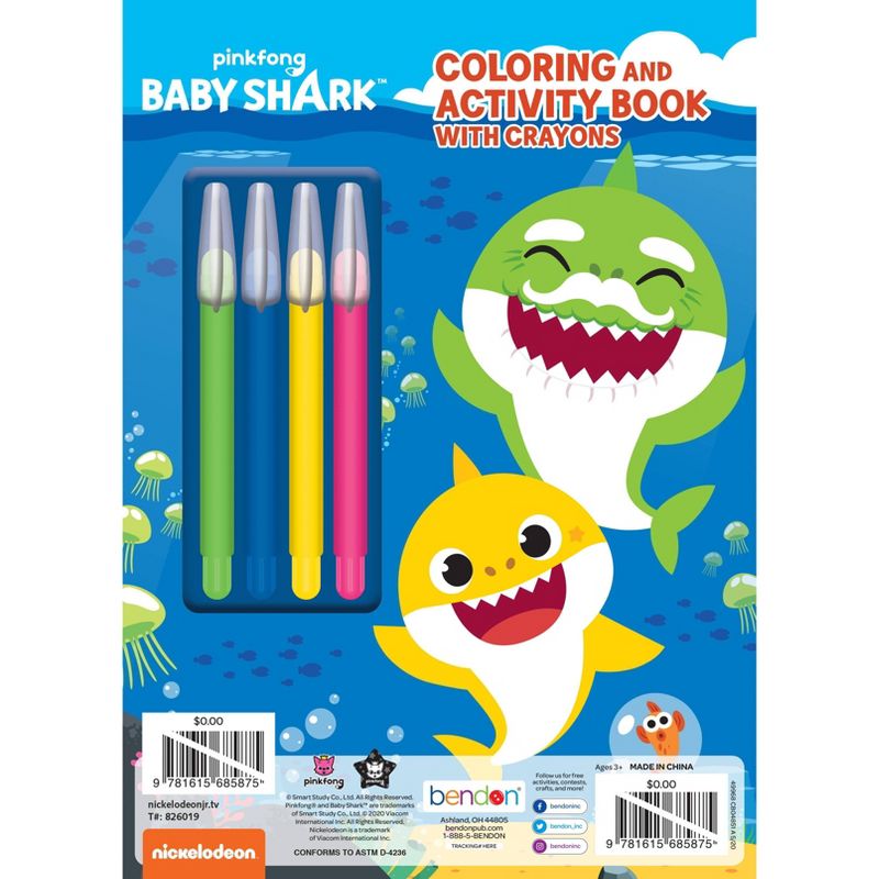 Baby Shark Coloring With Jumbo Twist Crayons