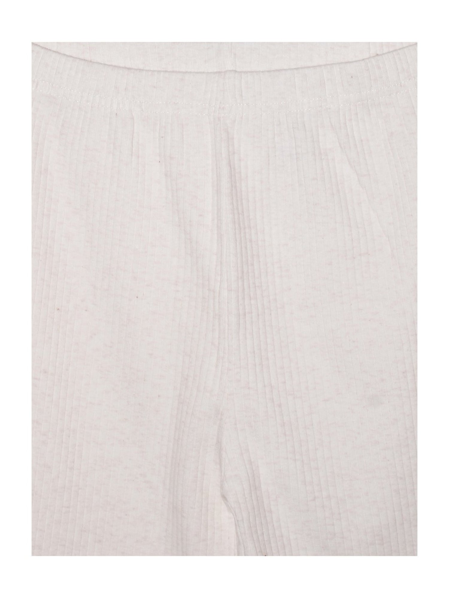Kiddopanti Girls Cream Textured Wide Leg Pyjamas