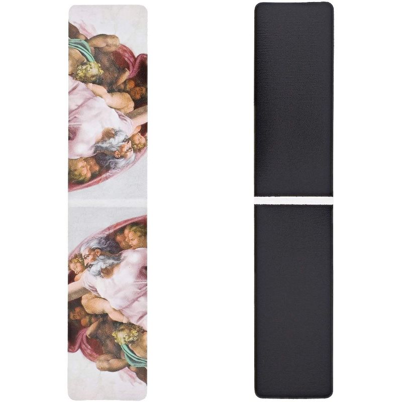 The Gifted Stationary 12 Pieces Michelangelo Magnetic Bookmarks for Books, 6 Designs, 0.8 x 2 in