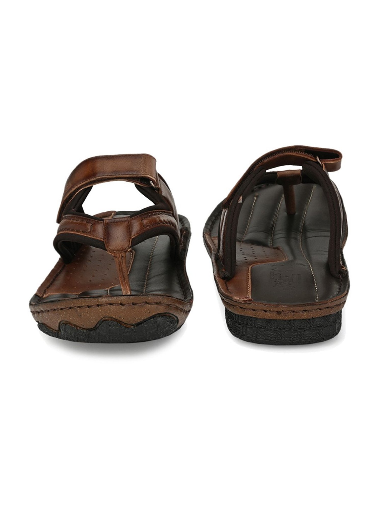 Hitz Men's Brown Thong Sandals