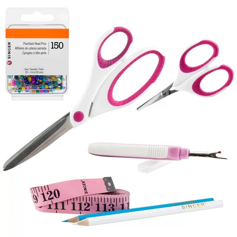 Singer 7pc Set Comfort Grip Sewing Bundle