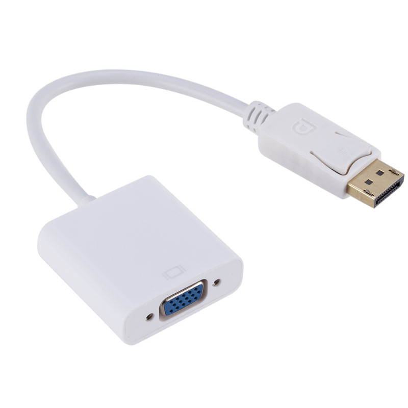 1080P DisplayPort DP To VGA Cable Male to Female Adapter