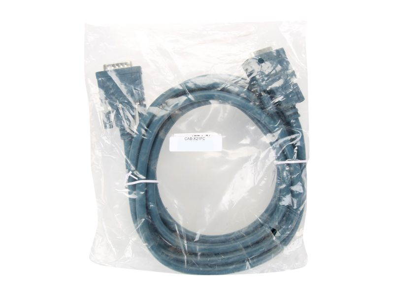 Link Depot CAB-X21FC Cisco LFH60 Male to X.21 DB15 DCE Female 10ft Cable 72-0790-01
