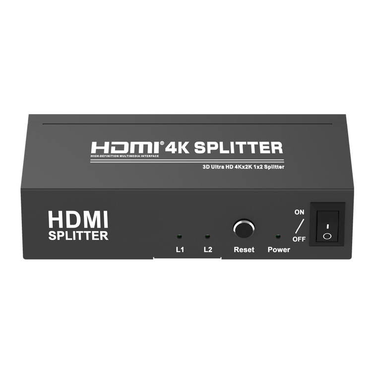 4K 1x2 HDMI Splitter Full HD 1080p HDMI Video Converter 1X2 Screen Split 1 In 2 Out Dual Display HDCP 3D for PS4 DVD PC To TV