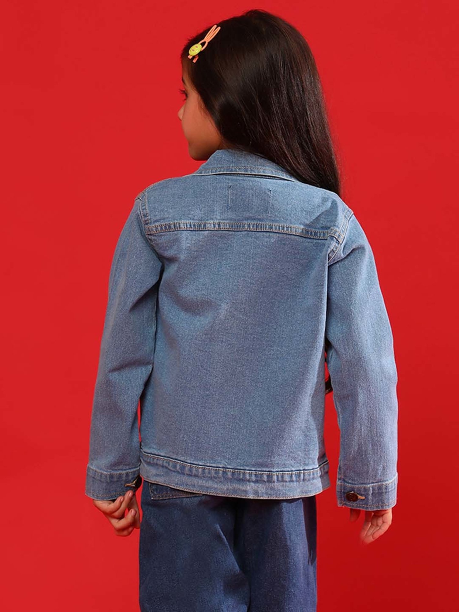 Tales & Stories Kids Blue Regular Fit Full Sleeves Jacket