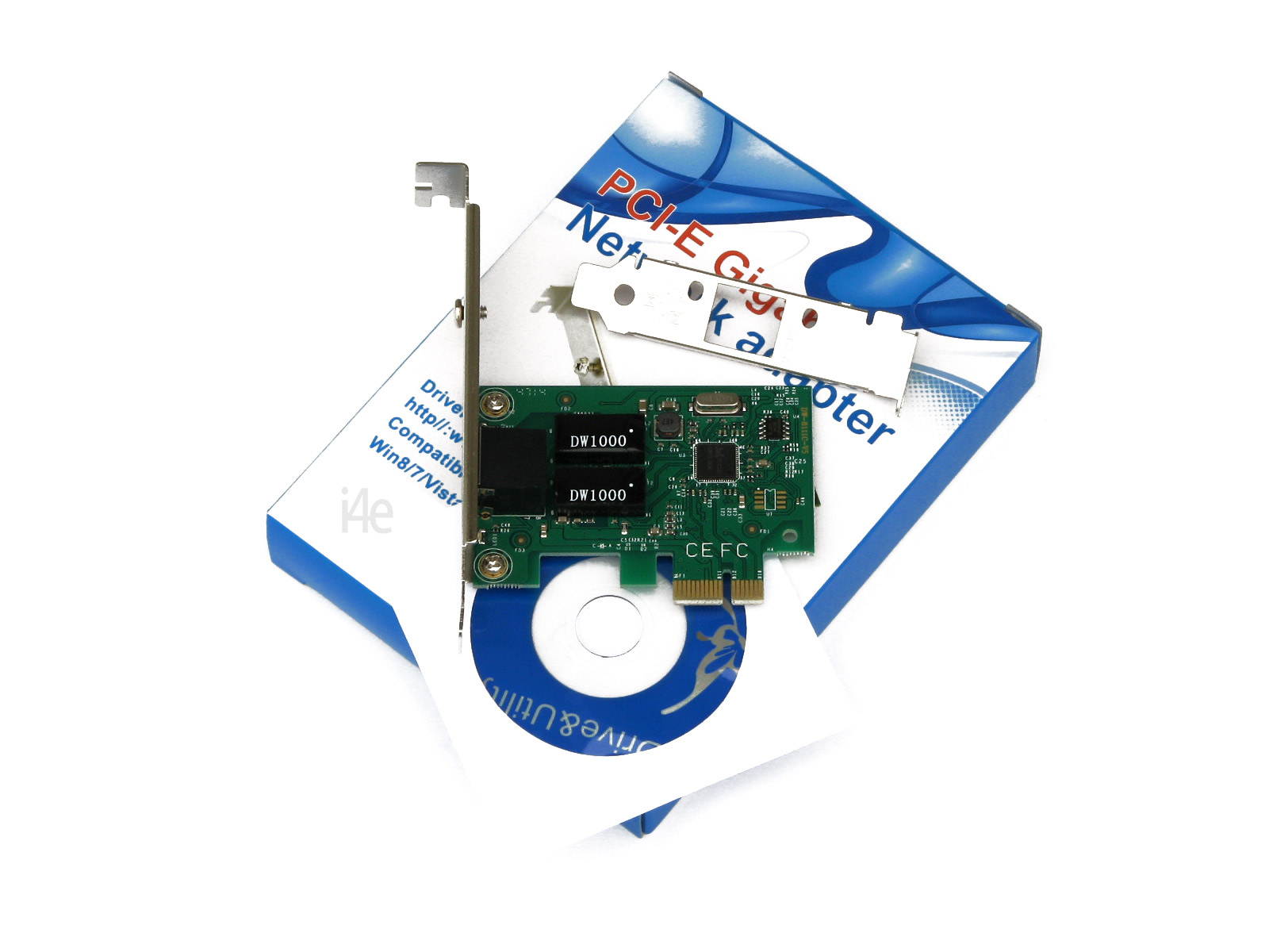 Realtek 8111 8168 Chipset 8111E/8168E Gigabit PCI-Express Ethernet Network Card Adapter NIC 10/100/1000 Mbps - RTL8111E