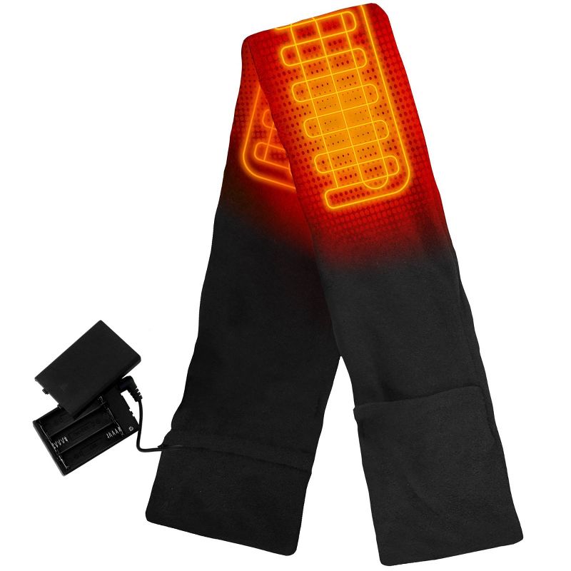 ActionHeat AA Battery Heated Scarf - Black