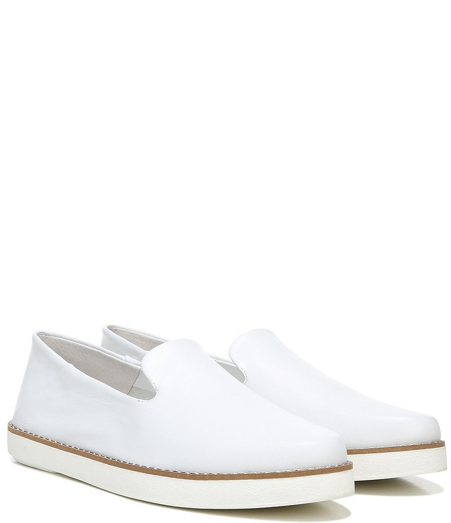Franco Sarto Iconic Leather Slip-On Platform Sneakers