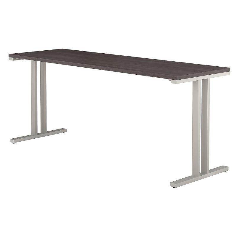 Bush Business Furniture 400 Series 72Wx24D Training Table Storm Gray 400S171SG