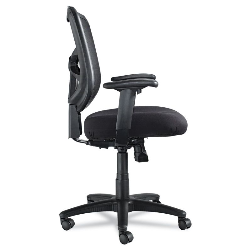 Alera Elusion Series Mesh Mid-Back Swivel/Tilt Chair, Black EL42BME10B