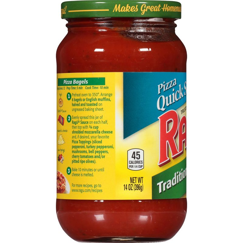 Ragu Pizza Quick Traditional Snack Sauce - 14oz