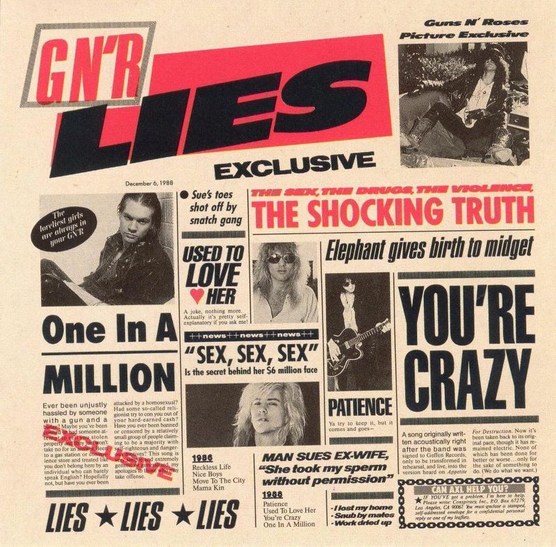 Guns N' Roses - G N' R Lies [Explicit Lyrics] (CD)