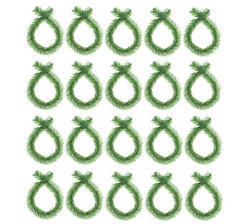 18"/20pk Noble Pine Wreath Holder - GarlandTies