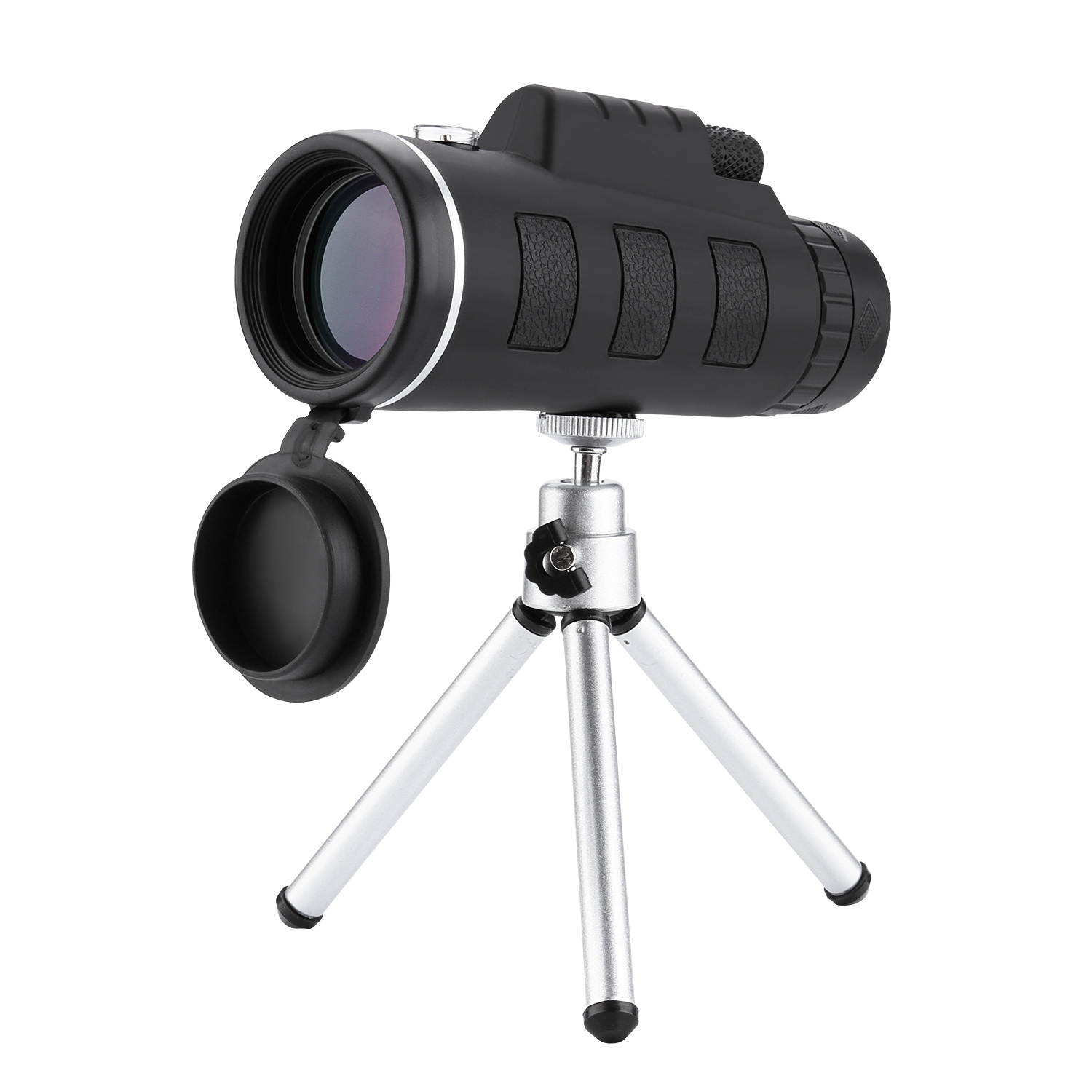 Monocular Telescope, Outlife 40x60 Bak4 Prism & Fmc, HD Night Vision with Phone Clip &Tripod For Bird Watching, Car Racing, Horse Racing, Hiking, Boating &Sightseeing