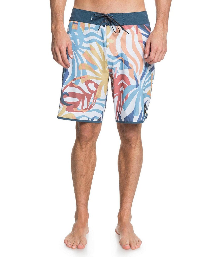 Quiksilver 19#double; Outseam Highline Vacancy Scallop REPREVE&reg; Recycled Materials Board Shorts