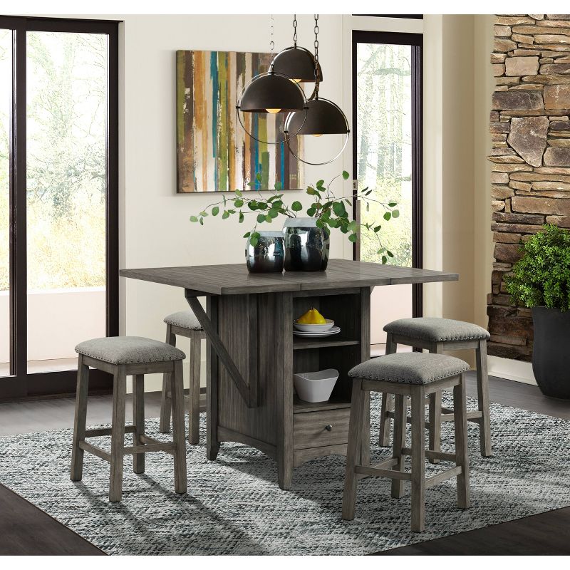 Backless Upholstery Barstool Gray - Lane Home Furnishings