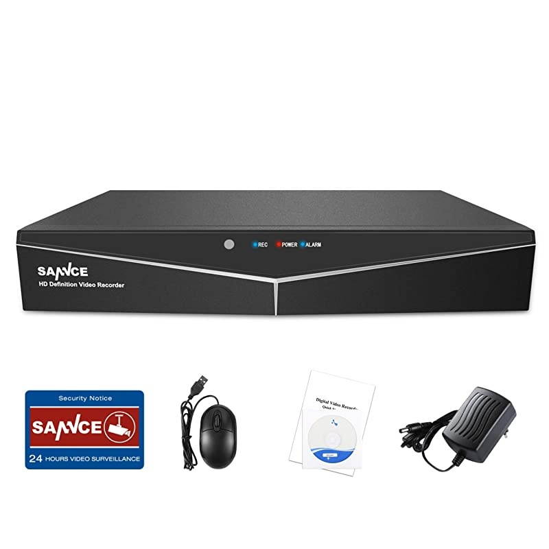 8 Channel 1080P H264+ Hybrid 5in1 Security DVR Recorder Remote Access Motion Alert Home CCTV DVR for 2MP TVI AHD CVI Onvif IP Surveillance CamerasNO Hard Drive