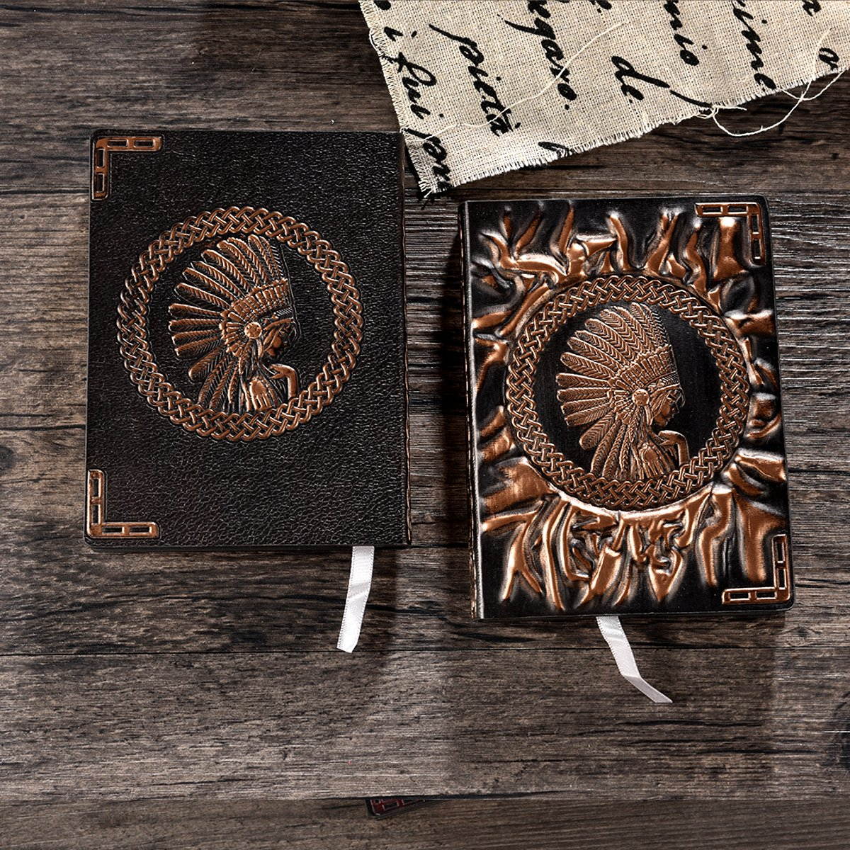 Indian A6 PU Notepad Manual Diary Notebook