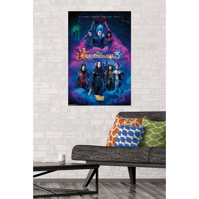34" x 22" Disney Descendants 3: One Sheet Unframed Wall Poster - Trends International