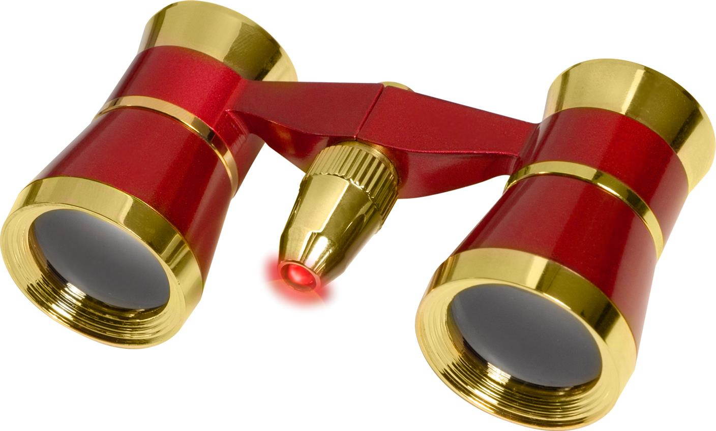 3x25 Blueline Opera Glasses with Red Reading Light