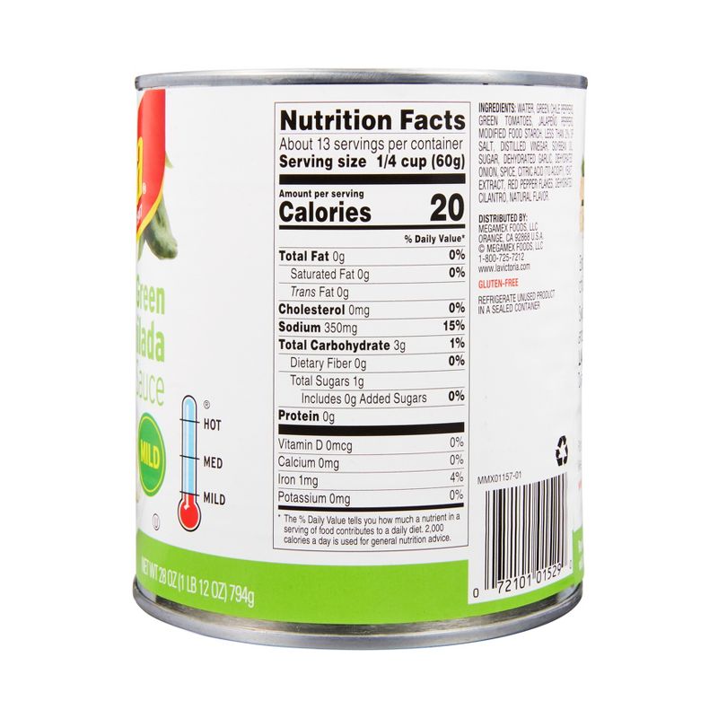 La Victoria Enchilada Sauce Mild Poco Picante 28oz