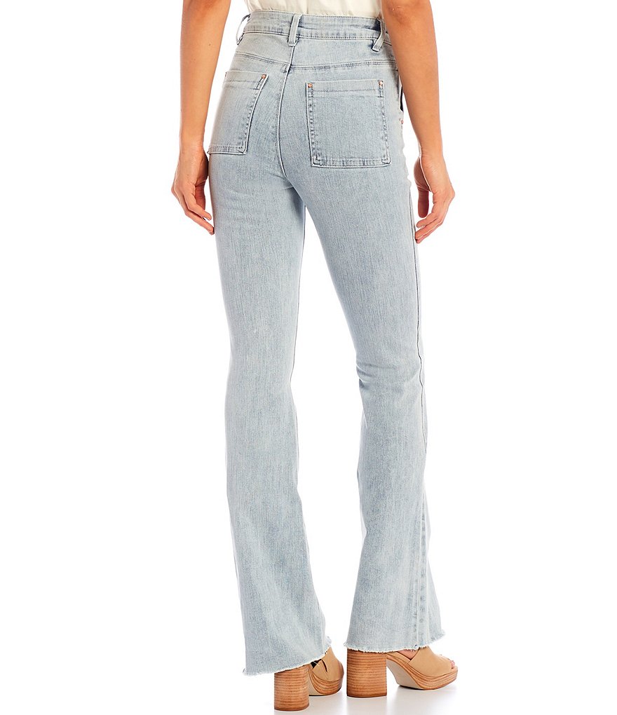 A Loves A Bootcut Mid Rise Stretch Denim Jeans