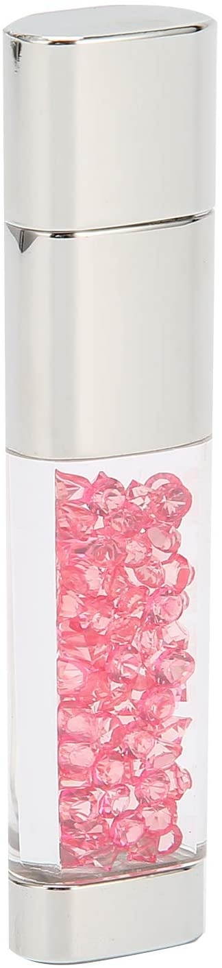 01 USB Flash Drive, U Disk Wear-Resistant High Speed (Spot-Crystal Rose Red, 32GB)