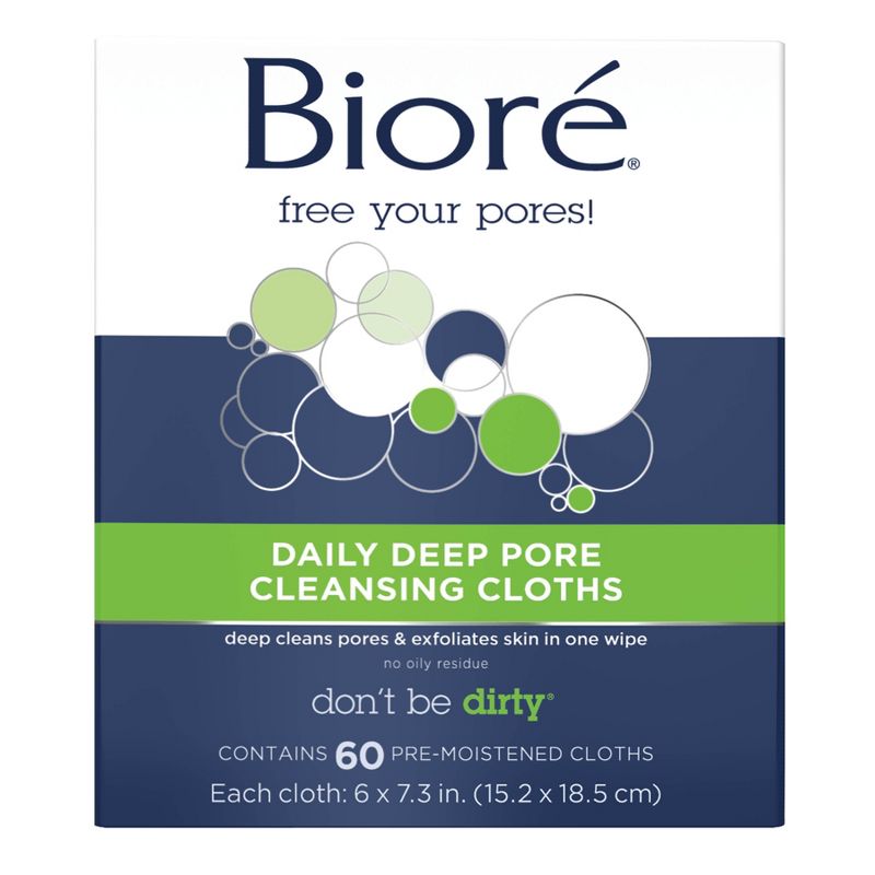 Biore Cleansing Cloth - 60ct