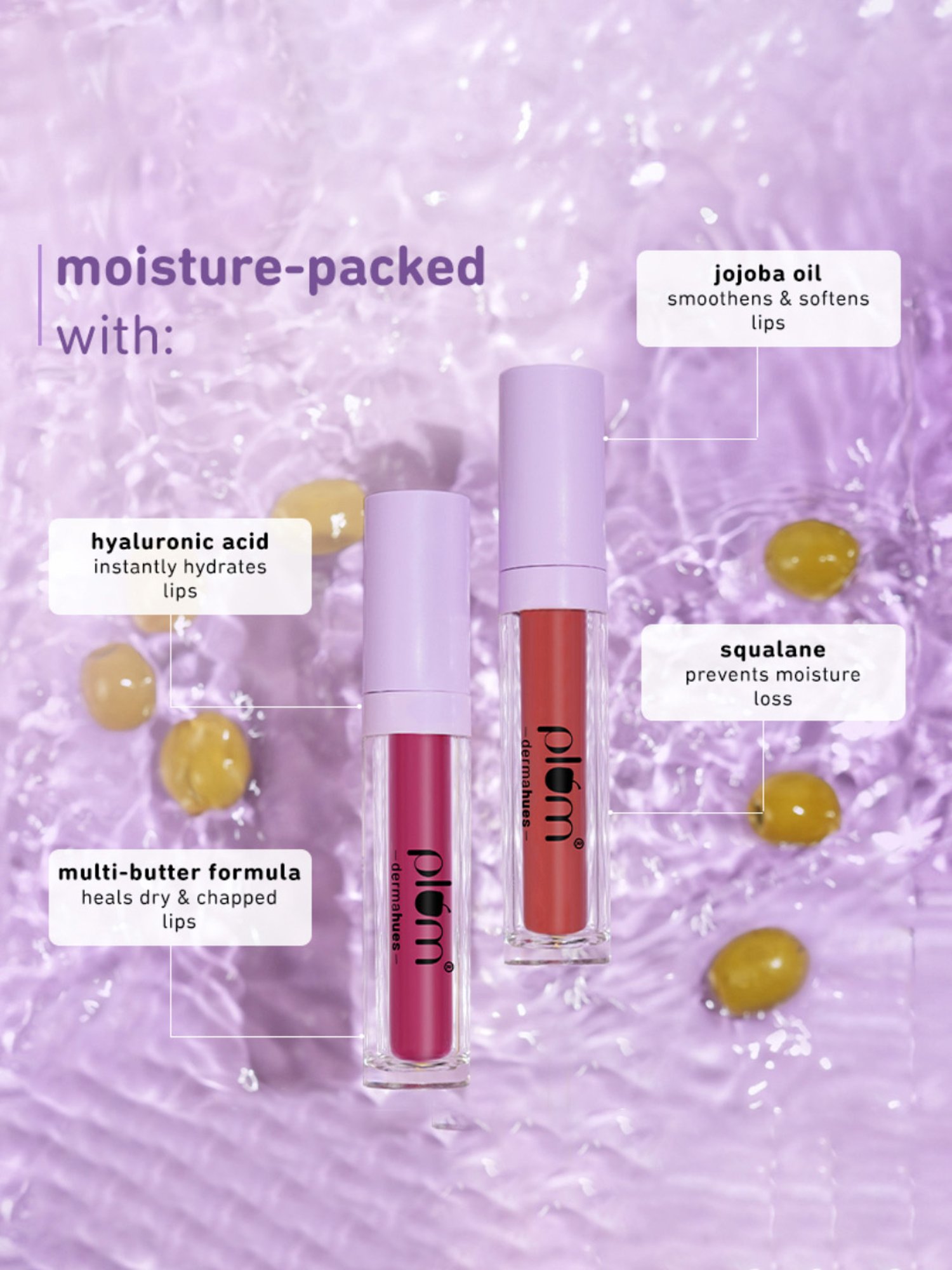 RENEE Stay With Me Matte Lip Color Thirst For Wine - 5 ml