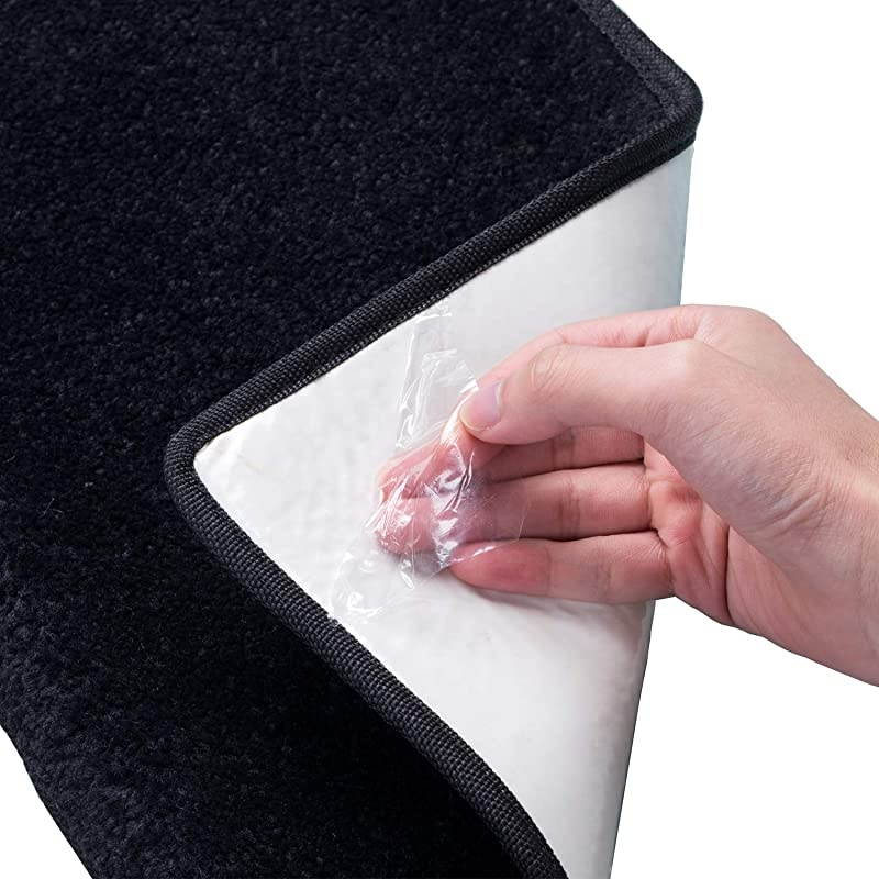 Stair Treads &ndash; Non-Slip Bullnose for Stairs &ndash; Indoor Stair Pads &ndash; Self-Adhesive & Easy Installation &ndash; Pet & Child Friendly &ndash; Skid Resistant & Washable &ndash; 2- Pack Brown 10" x 30"x 1.3&rdquo;