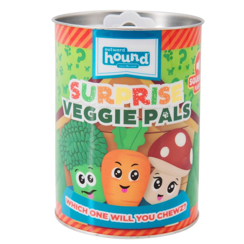 Outward Hound Surprise Veggie Pals Dog Toy